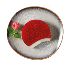 Bayrische Creme mit Himbeere