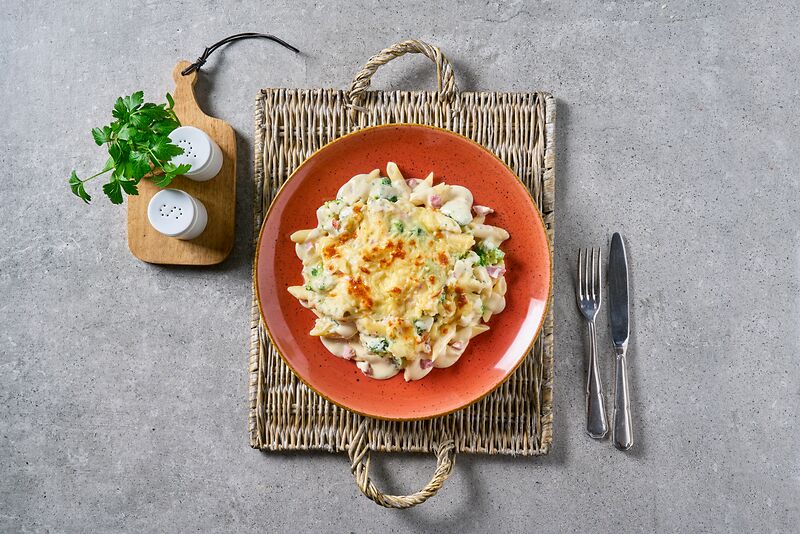 Broccoli-Nudelauflauf