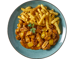 Feurige Schaschlikpfanne