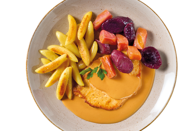 Schnitzel "Almhütten Style"