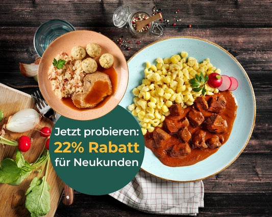 HOFMANNs Probierbox: Herzhafte Küche - 22% Rabatt für Neukunden.