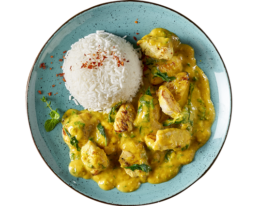 Gelbes Chicken Curry "Korma Style"