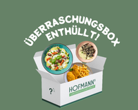 HOFMANNs Überraschungsbox: Drei neue Gerichte & der Text "Überraschungsbox enthüllt!.
