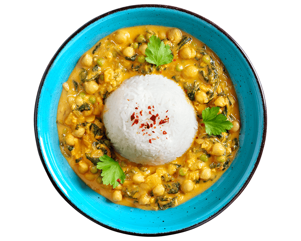 Spinat-Kichererbsen-Curry - HOFMANNs