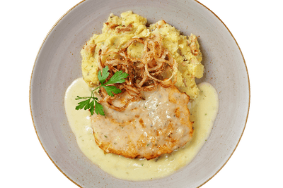 Röstzwiebel-Schnitzel - HOFMANNs