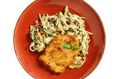 Schnitzel à la carbonara - HOFMANNs