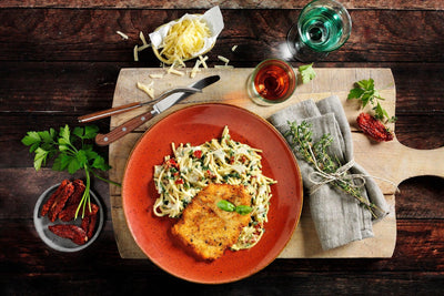 Schnitzel à la carbonara - HOFMANNs