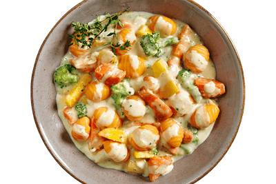 Süßkartoffel-Gnocchi-Pfanne - HOFMANNs